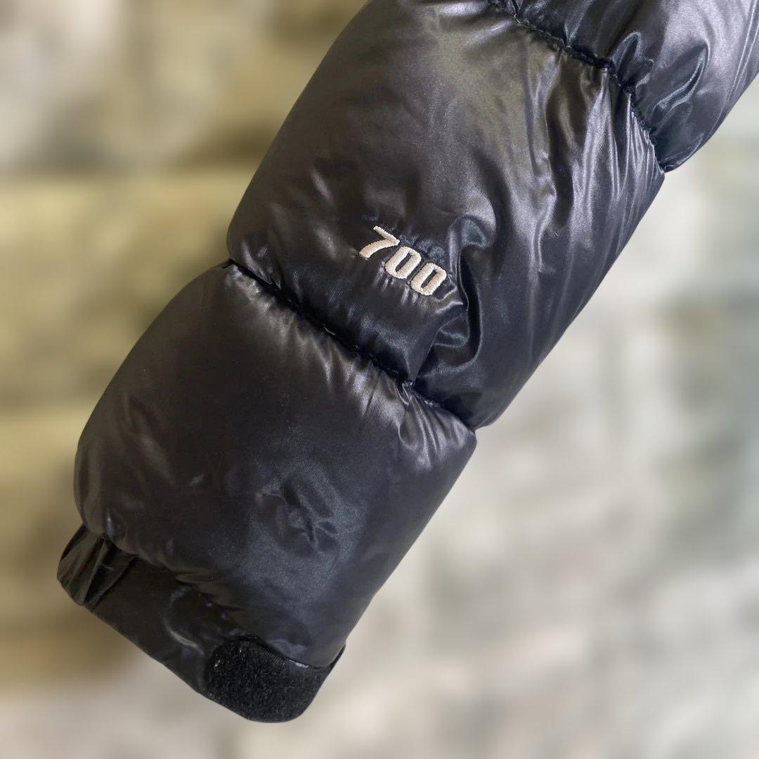 美品　ノースフェイス　ダウンジャケット　700FPレディース　アウトドア 黒　M