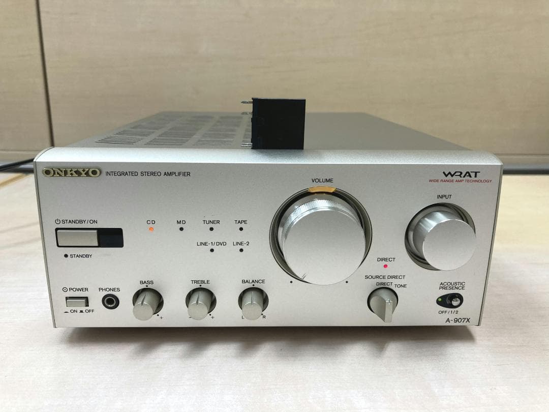 ★整備済み★ONKYO　A-907X　SPリレー交換済み　上級機　取説　上美品⑥
