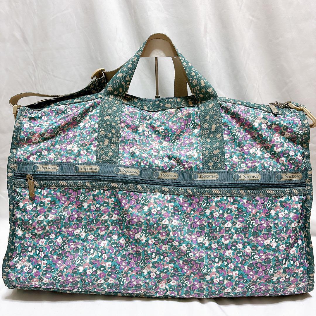 【入手困難】レスポートサック 日本限定 花 ボストン ラージサイズ 2way