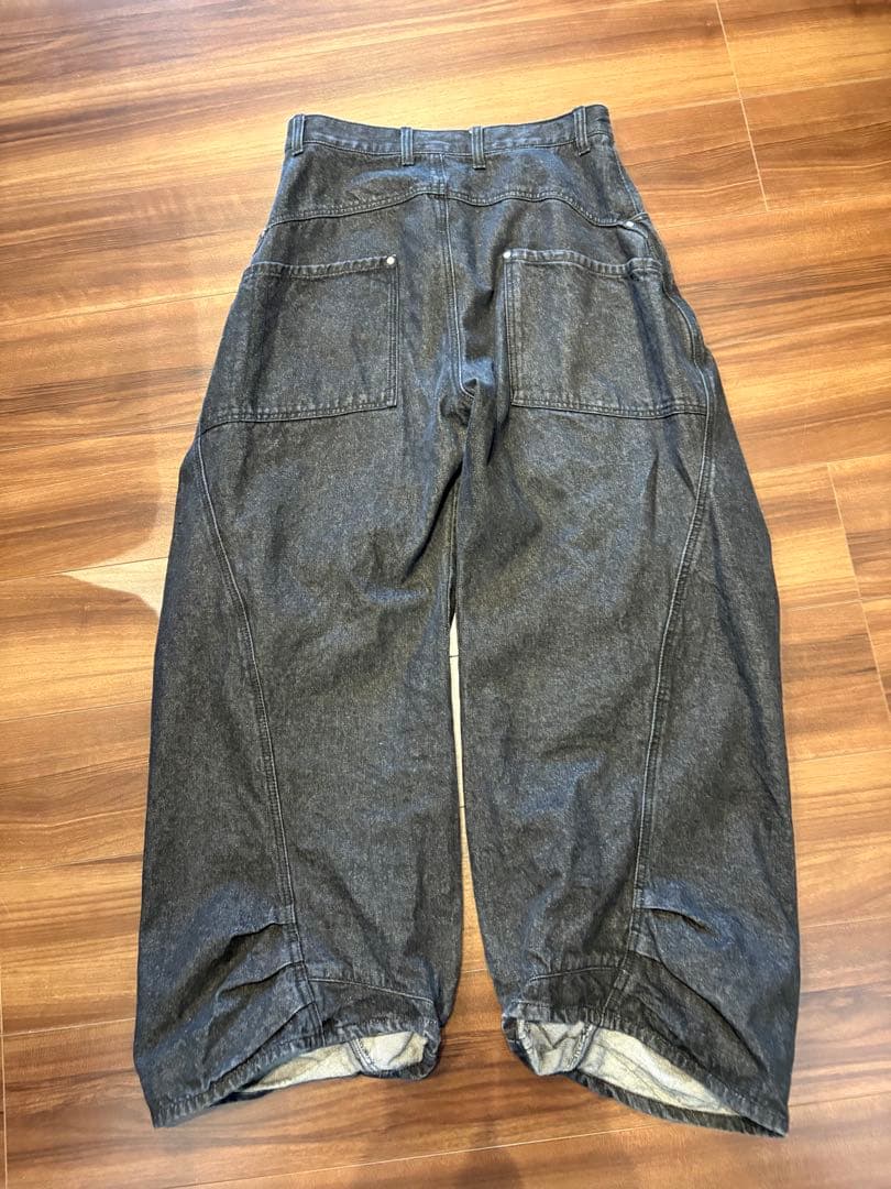 パンツ knuth marf/tuck design denim pants