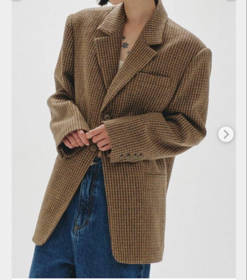 正規品　TODAYFUL チェックジャケット　36