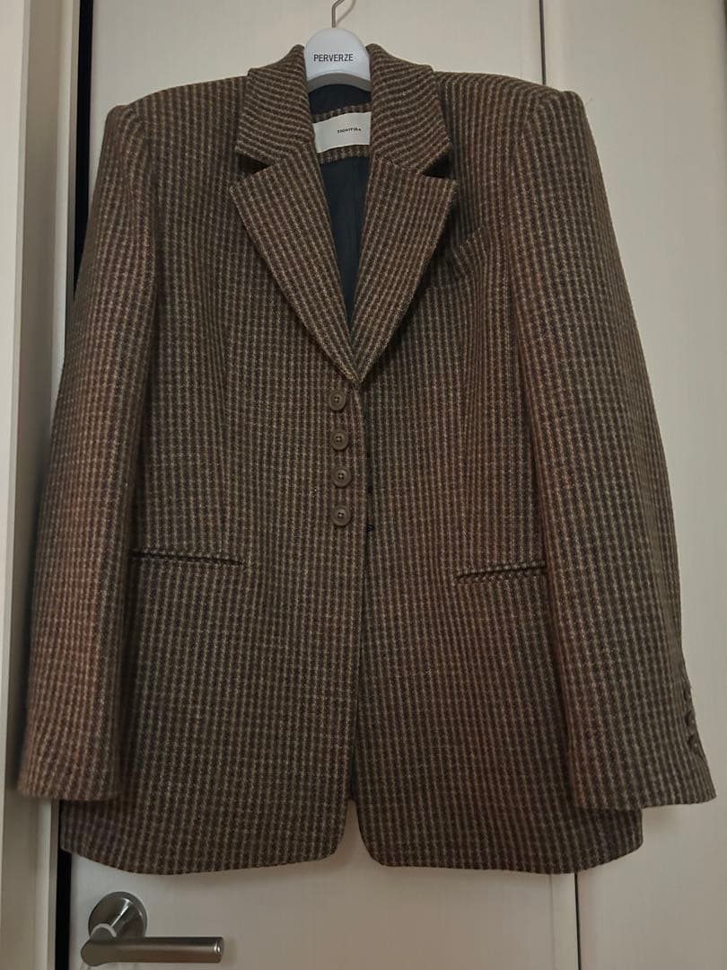 正規品　TODAYFUL チェックジャケット　36