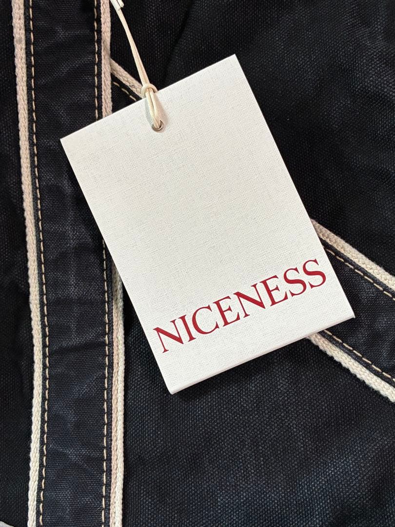 新品未使用 NICENESS L.LESH BLACKナイスネス トートバッグ