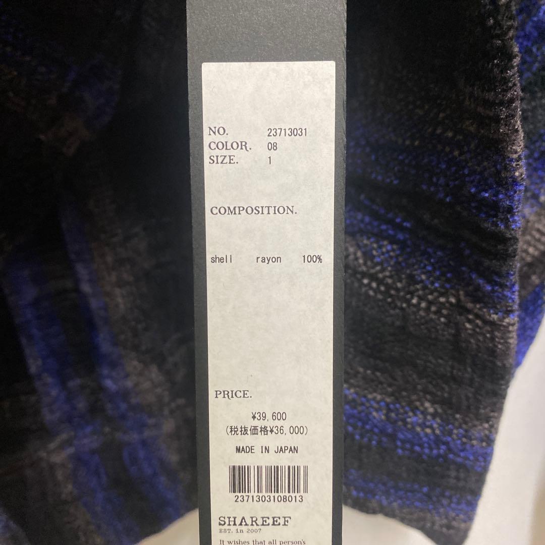 SHAREEF MOLE CHECK L/S PULLOVER シャリーフ