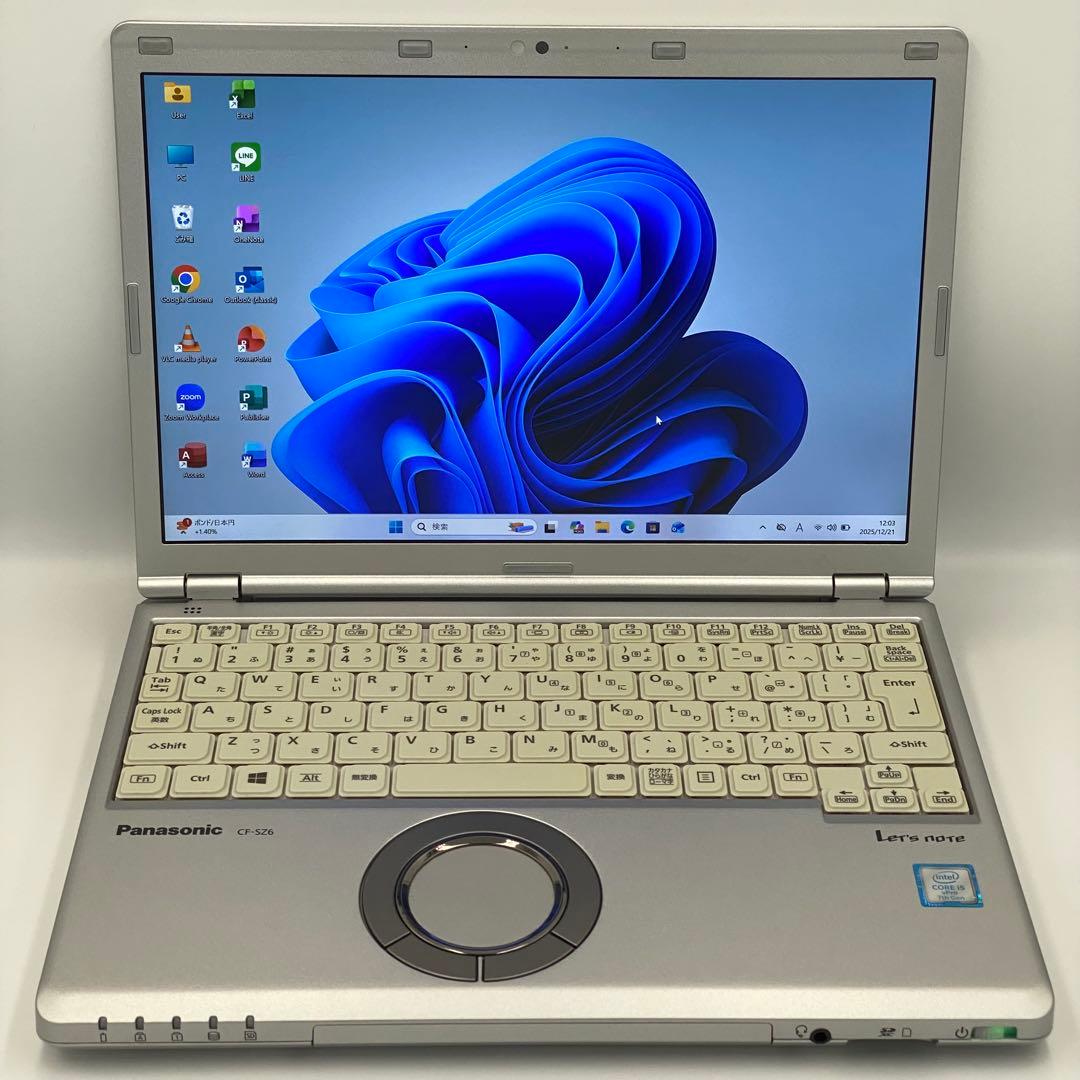 Panasonic レッツノート CF SZ6 i5 8GB SSD256