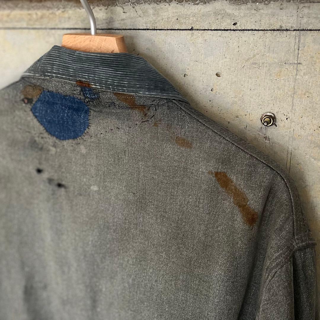 希少HERCULES/ヘラクレス　50s-60s シャンブレー ジャケット 襤褸