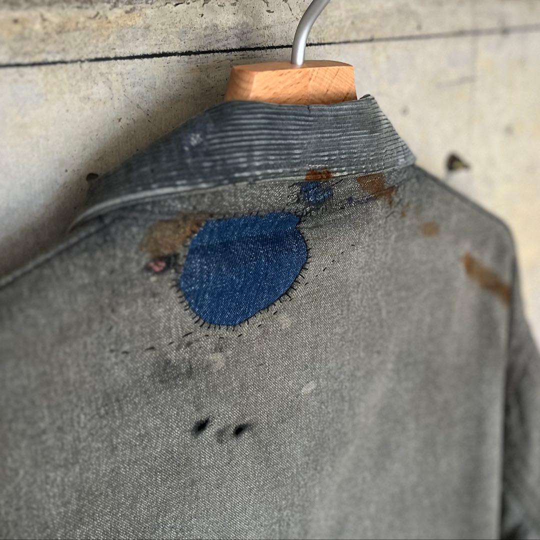 希少HERCULES/ヘラクレス　50s-60s シャンブレー ジャケット 襤褸