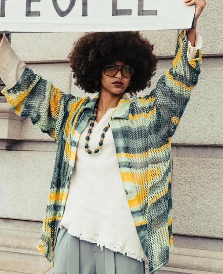 トップス Lamrof Boro Slanted Sleeveless - white