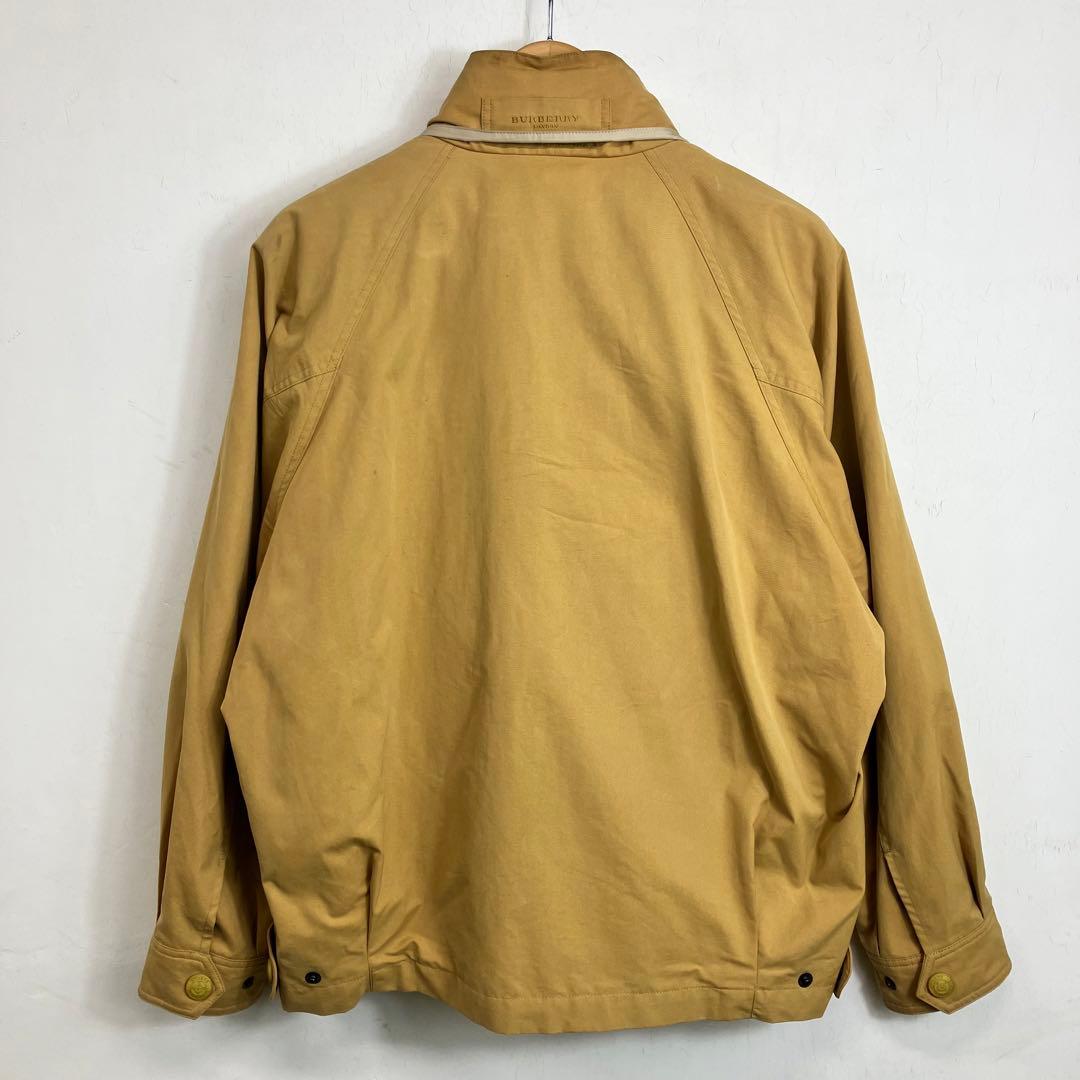 90s BURBERRY ハリントンジャケット 日本製 イエロー VINTAGE
