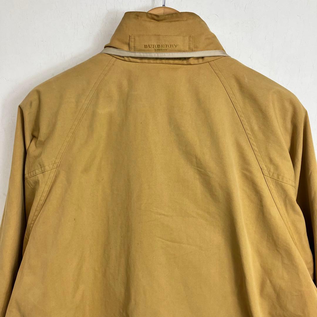 90s BURBERRY ハリントンジャケット 日本製 イエロー VINTAGE