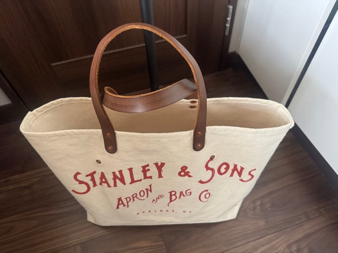 STANLEY&SONS スタンレー＆サンズ ロゴ キャンバス トート バッグ