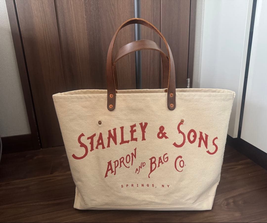 STANLEY&SONS スタンレー＆サンズ ロゴ キャンバス トート バッグ
