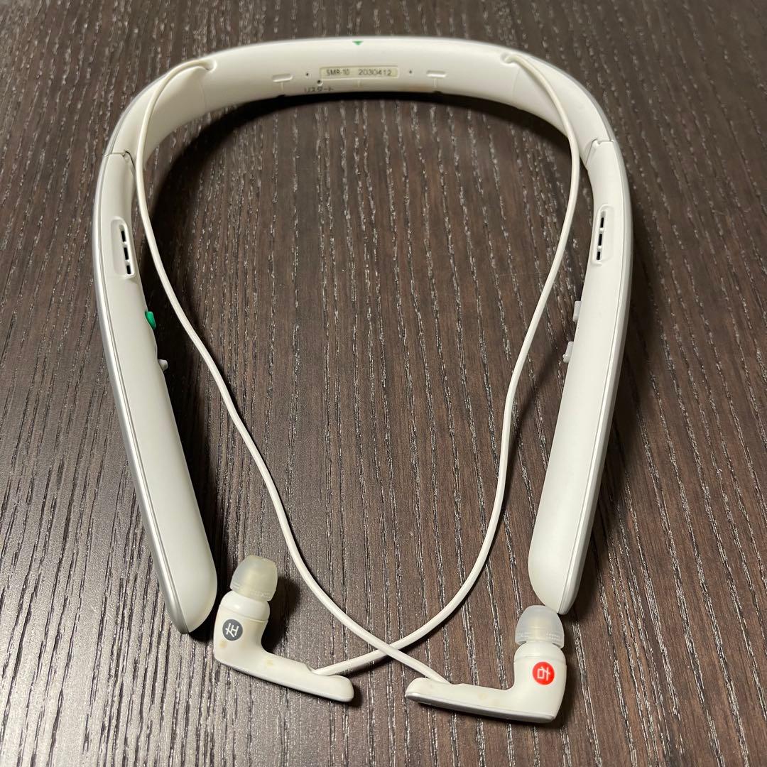 ソニー 首掛け集音器・ワイヤレスTVスピーカー イヤホン SMR-10 ホワイト