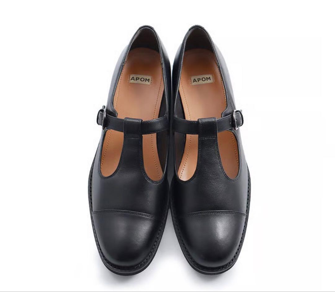 Tストラップシューズ APOM 26.0cm 42 黒
