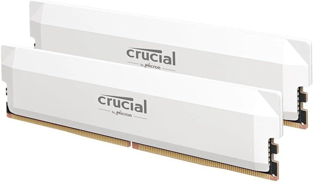 crucial DDR5 6400MHz デスクトップ用メモリ ホワイト 新品