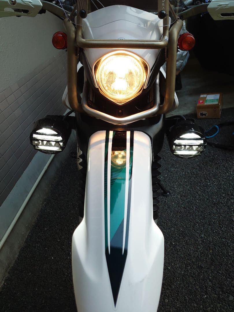 セロー250 PIAA LEDフォグランプ