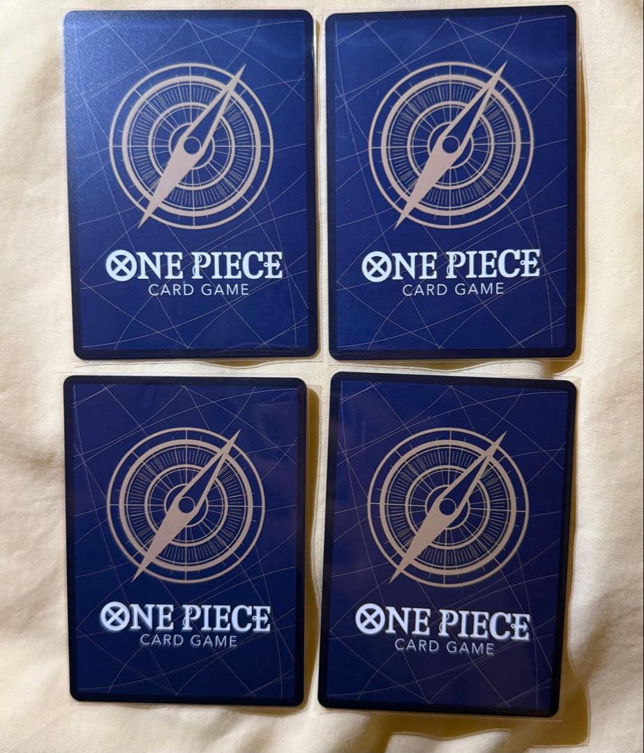 ワンピースカード　ゾロ　SR ４枚