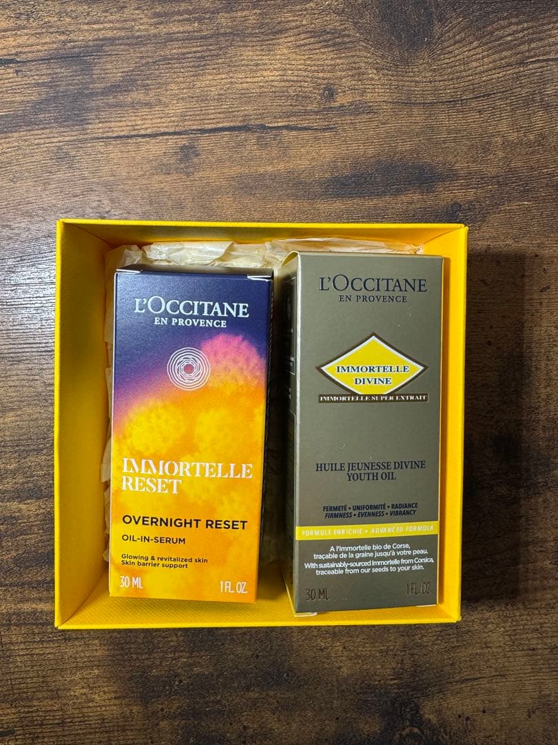 ロコマミィ　L'OCCITANE IMMORTELLE 美容液セット