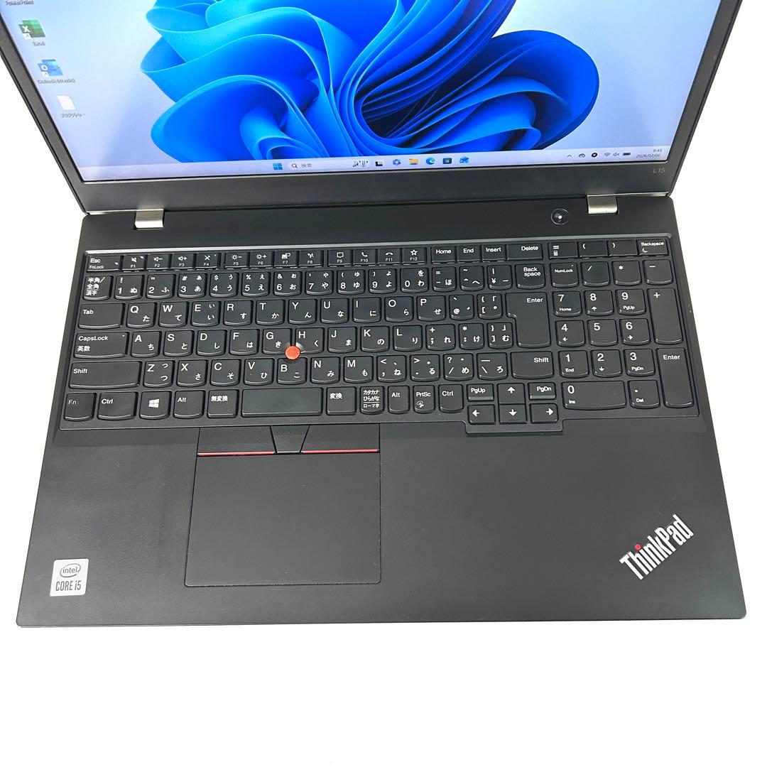 美品 Lenovo ThinkPad L15 バッテリー超良好 Office