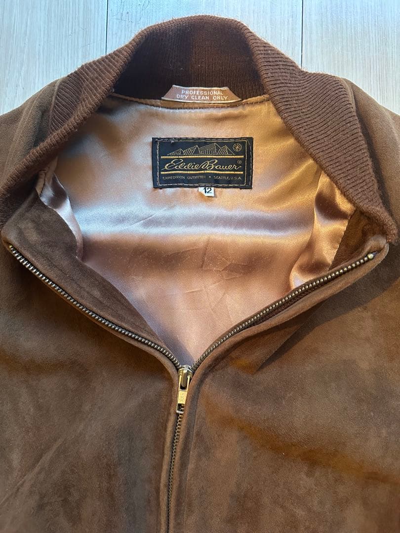 90sEddie Bauer スエード ボンバージャケット