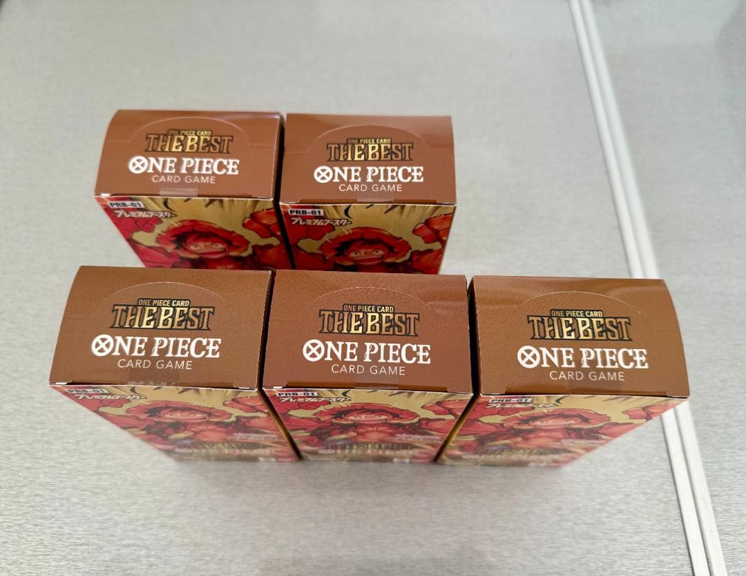 新品未開封 ワンピースカードゲーム プレミアムブースター ザベスト 5BOX