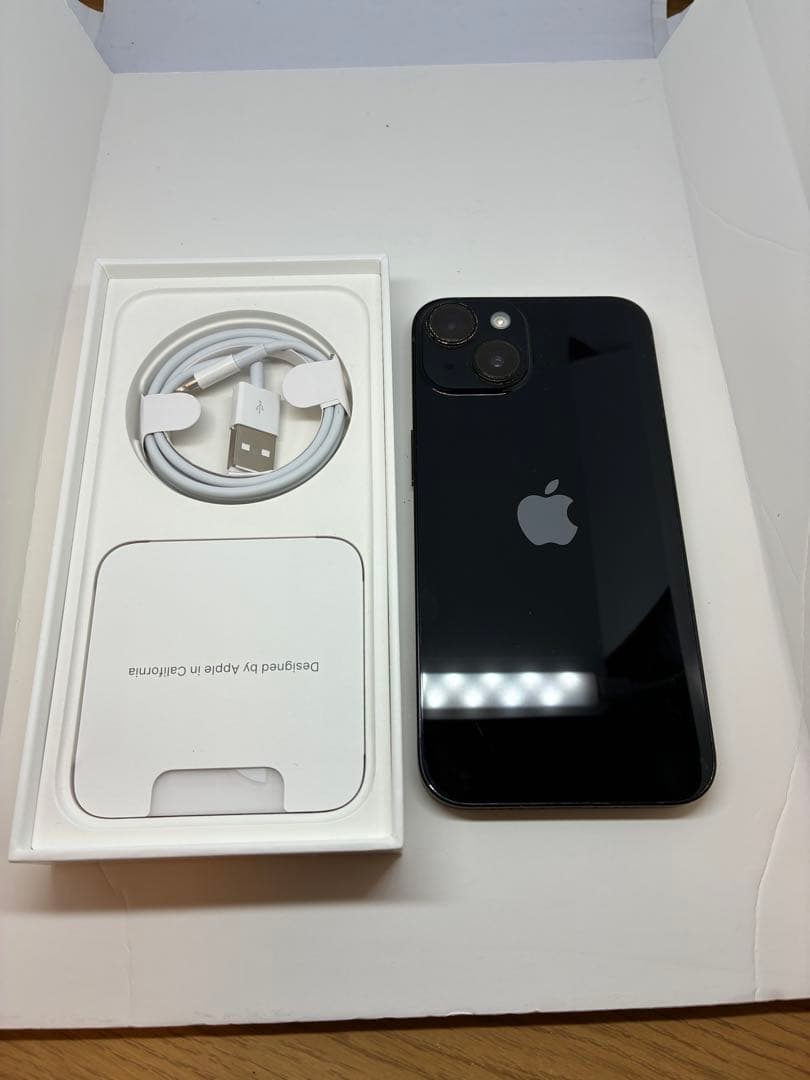 【美品】iPhone14 128G ミッドナイト　SIMフリー　100%電池