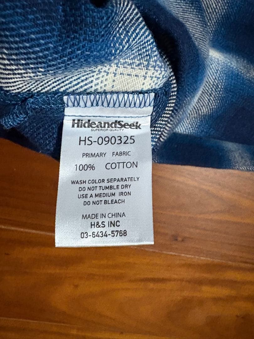 ま*さ様 Hide and Seek　Ombre Check L/S Shirt