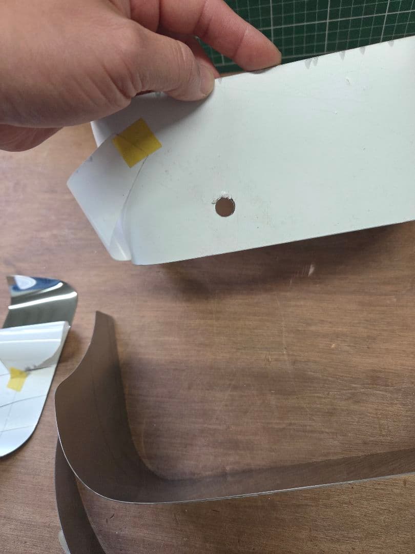 07スーパーグレート　サイドステップ　ミラーバイザー　ドアハンドルインナー