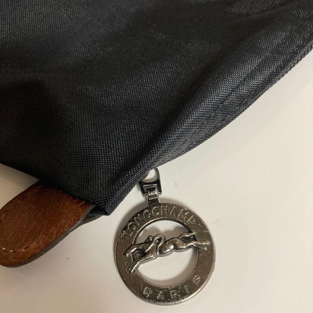 《極美品》ロンシャン　ルプリアージュ　バッグ 折り畳みトラベルバッグ　ボストン黒