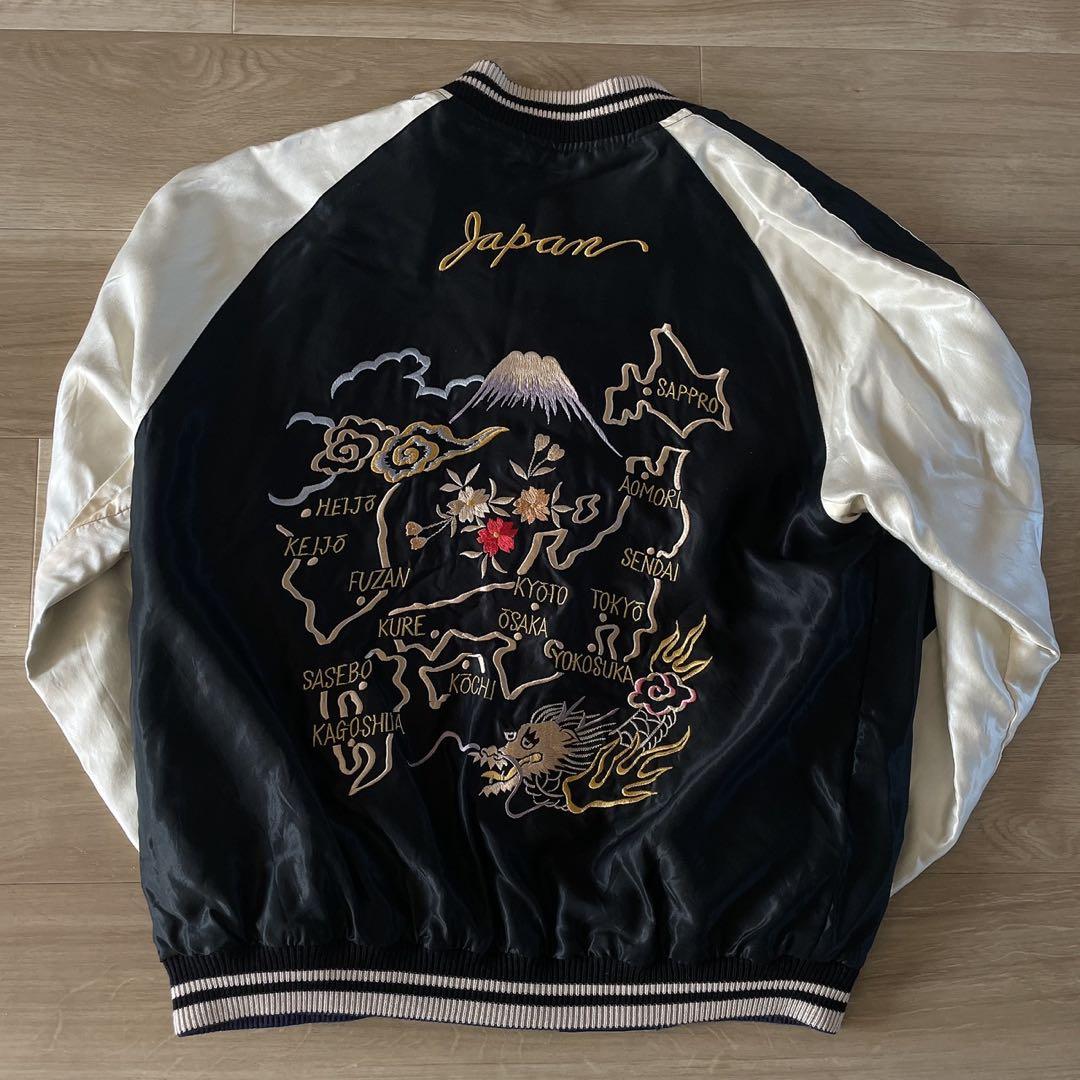 AVIREX テーラー東洋 コラボ サテンスカジャン XL