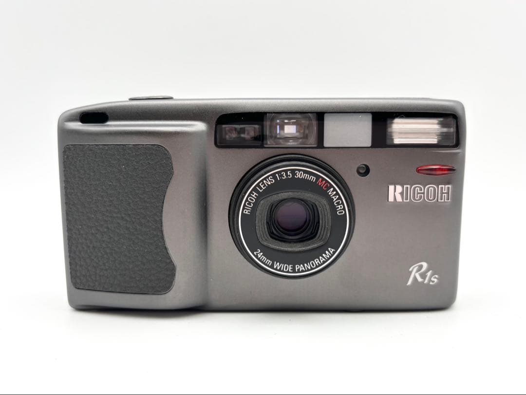 【完動品 極美品】RICOH R1s グレー フィルムカメラ 動作確認済