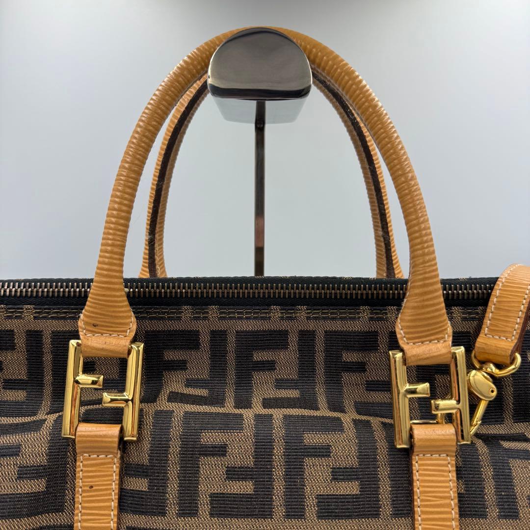 FENDI フェンデ ズッカ 2wayトートバッグ ショルダーバッグ FFロゴ