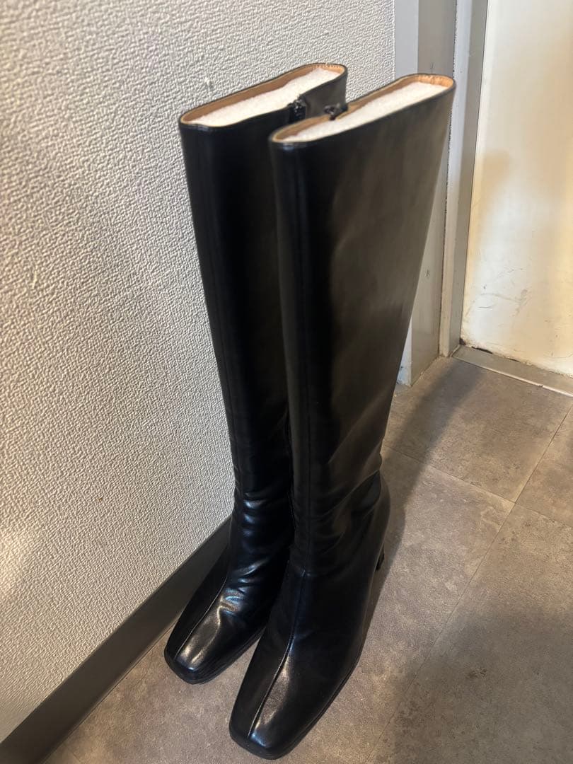 acym ロングブーツ黒M
