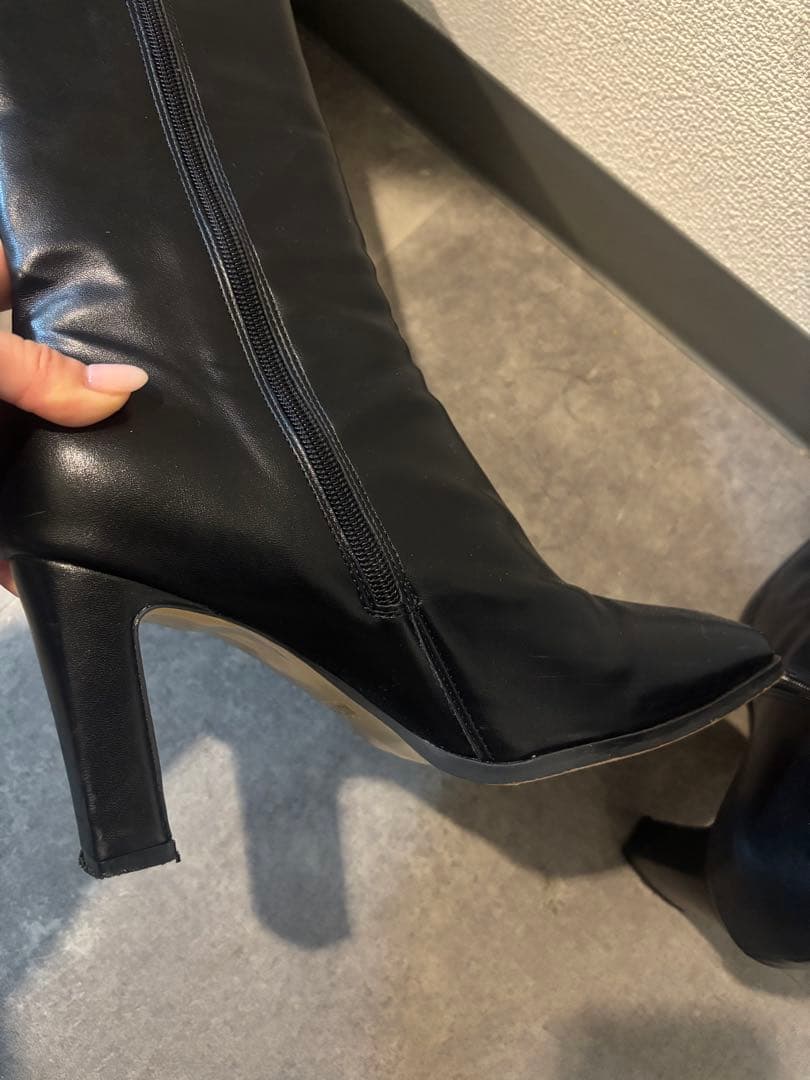 acym ロングブーツ黒M