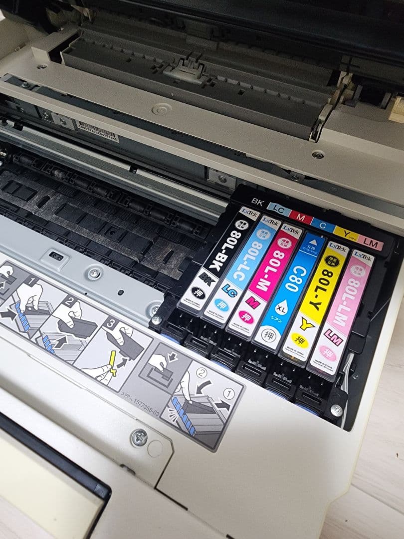 【ジャンク品】EPSON EP-807AW インクジェットプリンター　互換インク
