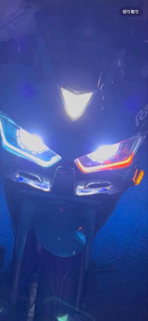 破格です！YZF-R25 HID ヘッドライト RG10J イカリング