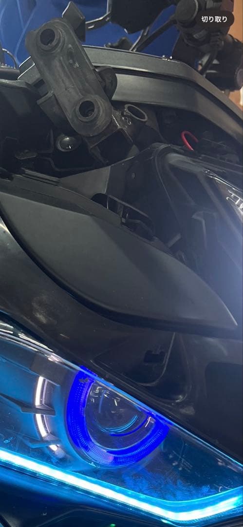 破格です！YZF-R25 HID ヘッドライト RG10J イカリング