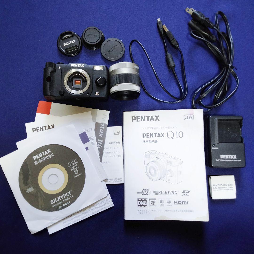 ペンタックス PENTAX Q10 ブラック 02ズームレンズキット