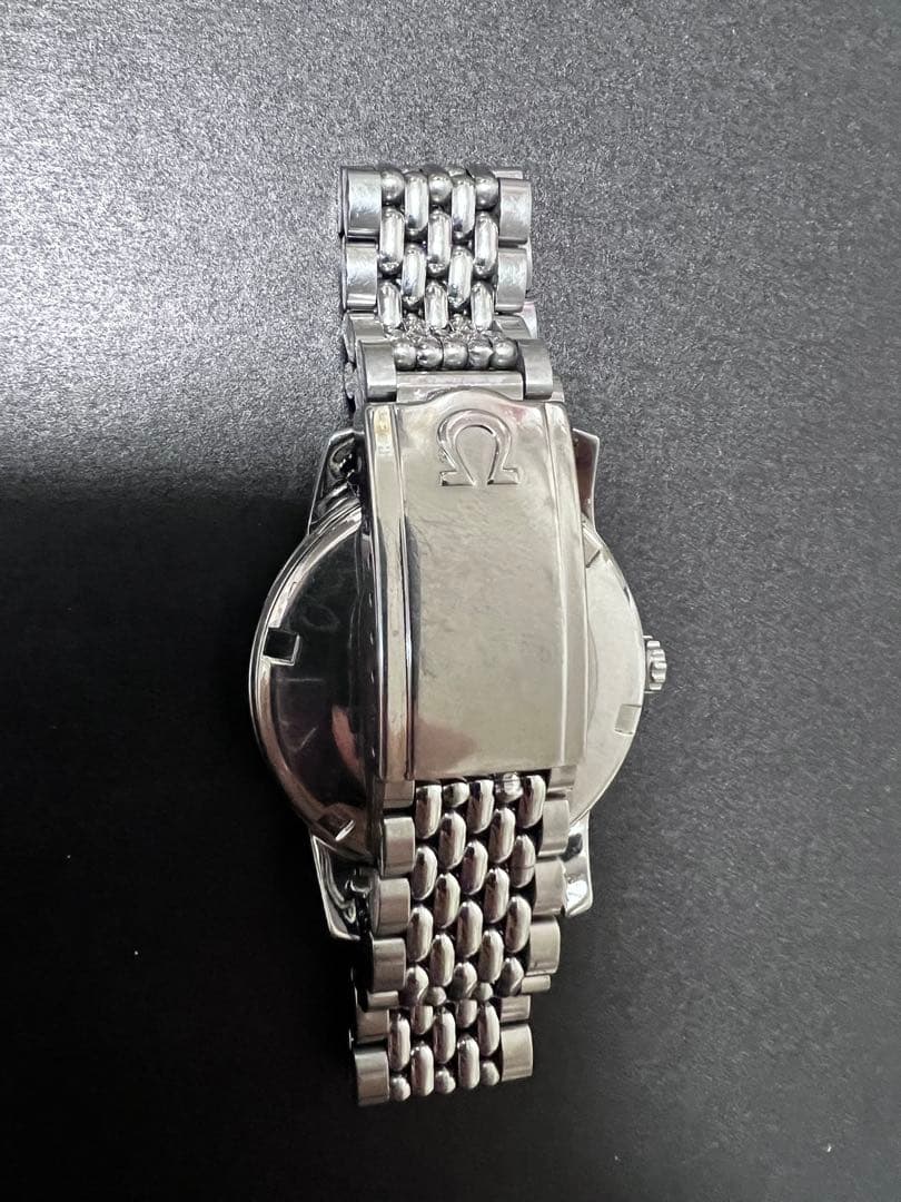 OMEGA Seamaster シルバー文字盤 メッシュバンド