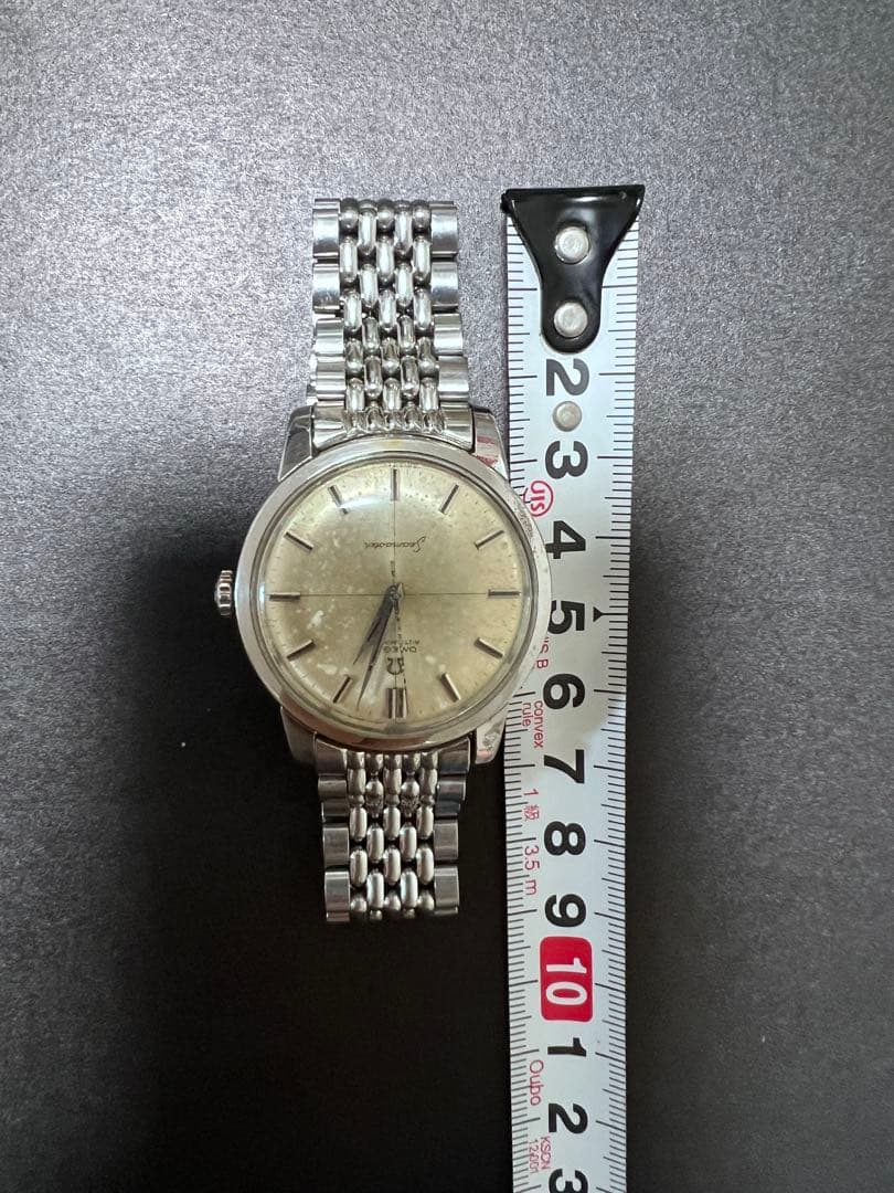 OMEGA Seamaster シルバー文字盤 メッシュバンド
