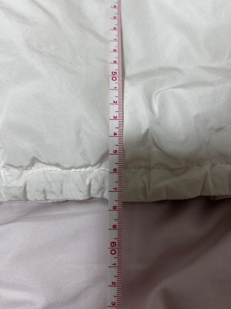 お値下け！MONCLERホワイト フード付き ダウンジャケット サイズ1