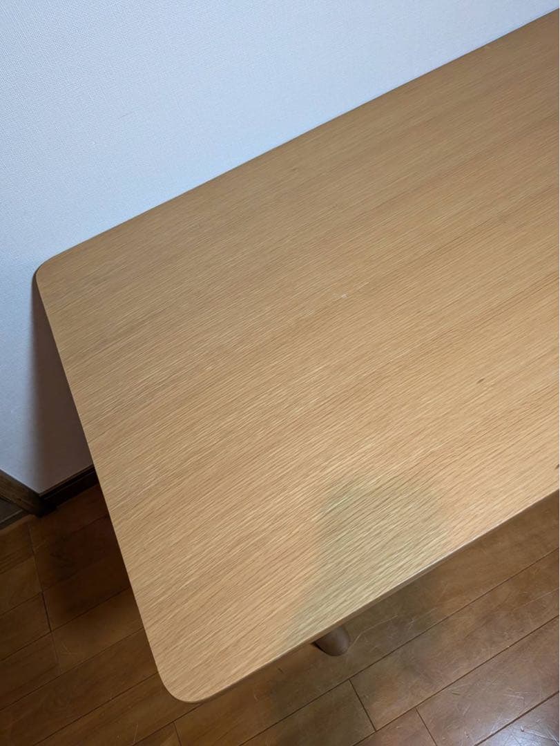 ■送料込■無印良品 木製ミドルテーブル オーク材 ローテーブル センター机