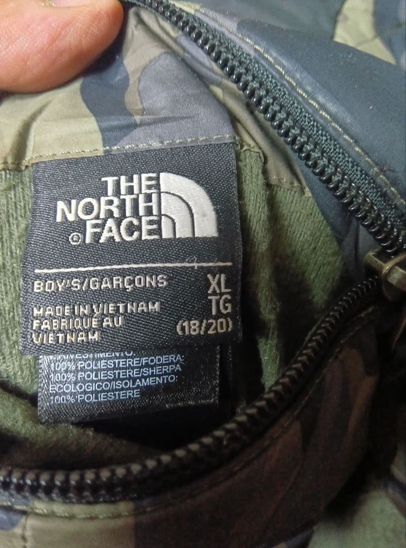 送料込 ノースフェイス リーバーシブル インシュレーション ボア ジャケット L