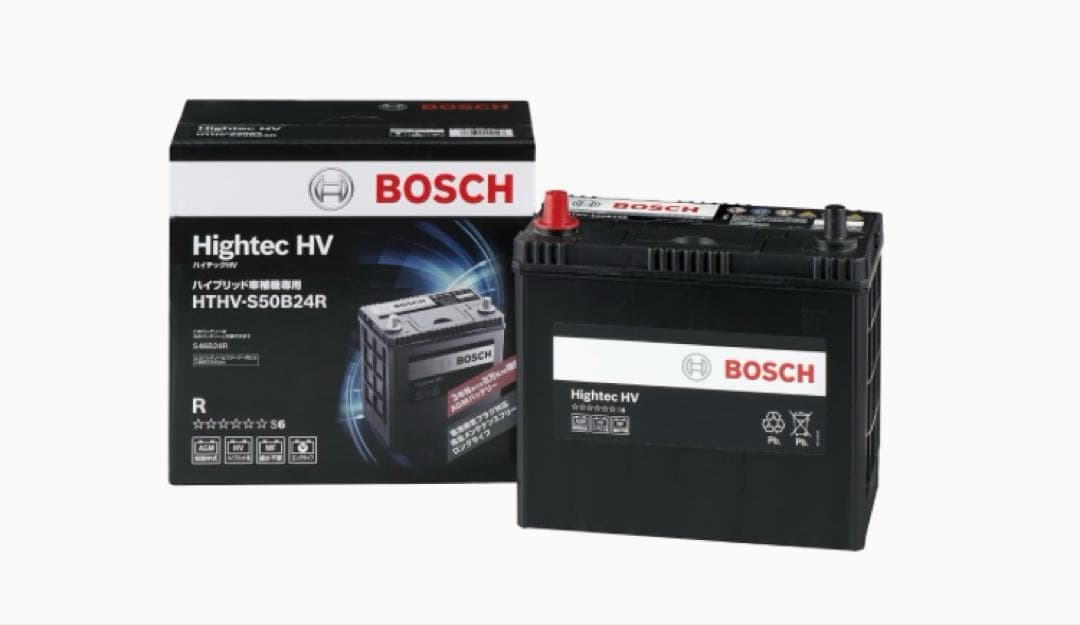 BOSCH 国産車 ハイブリッド車補機用バッテリー HTHV-S50B24R