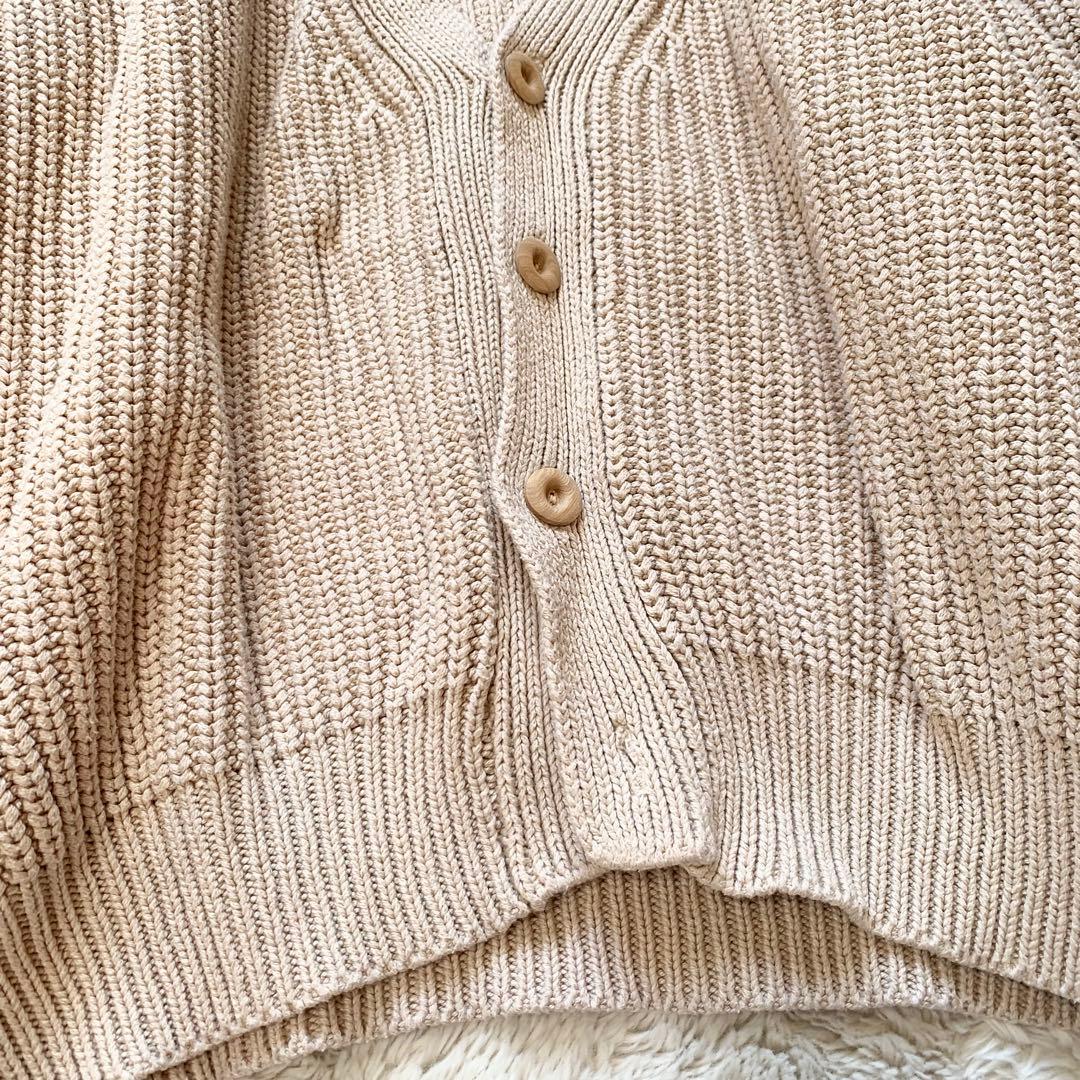 Seed and Soil オーガニックコットン　カーディガン