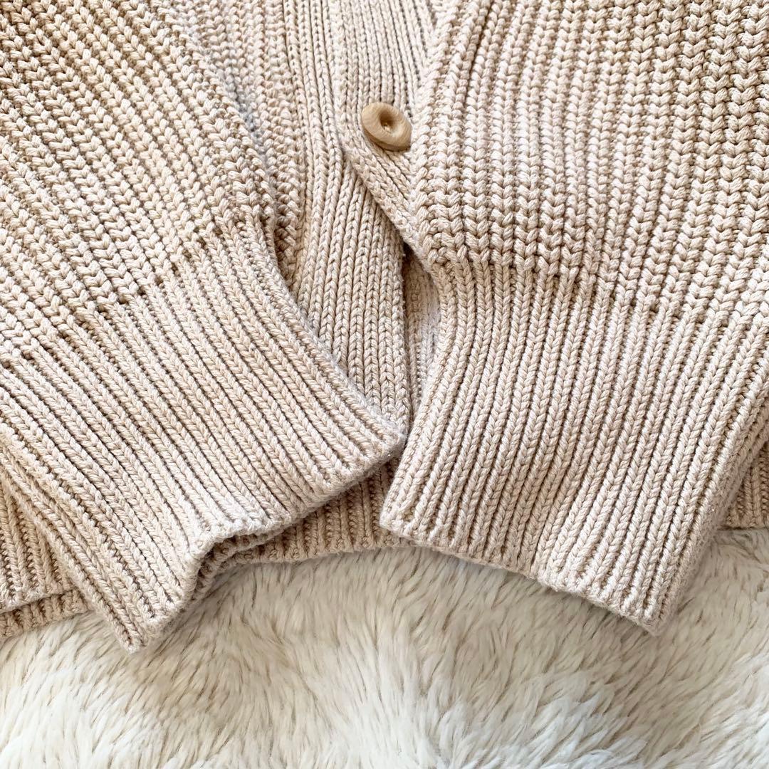 Seed and Soil オーガニックコットン　カーディガン