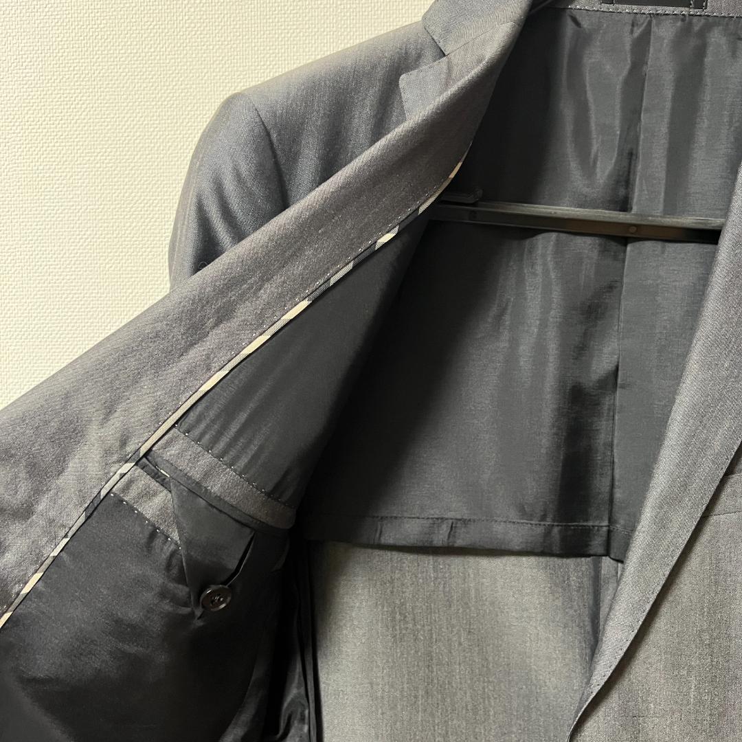 【新品・未使用】ジャケットグレー無地（バーバリーブラックレーベル）