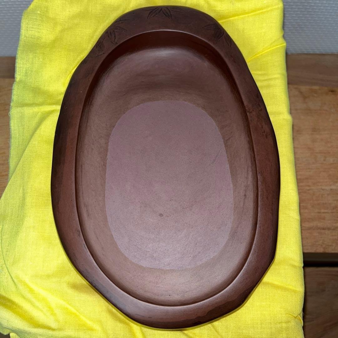 ⭕️希少　宮崎県　紅渓石硯　自然硯　二代目　羊堂　相馬羊堂