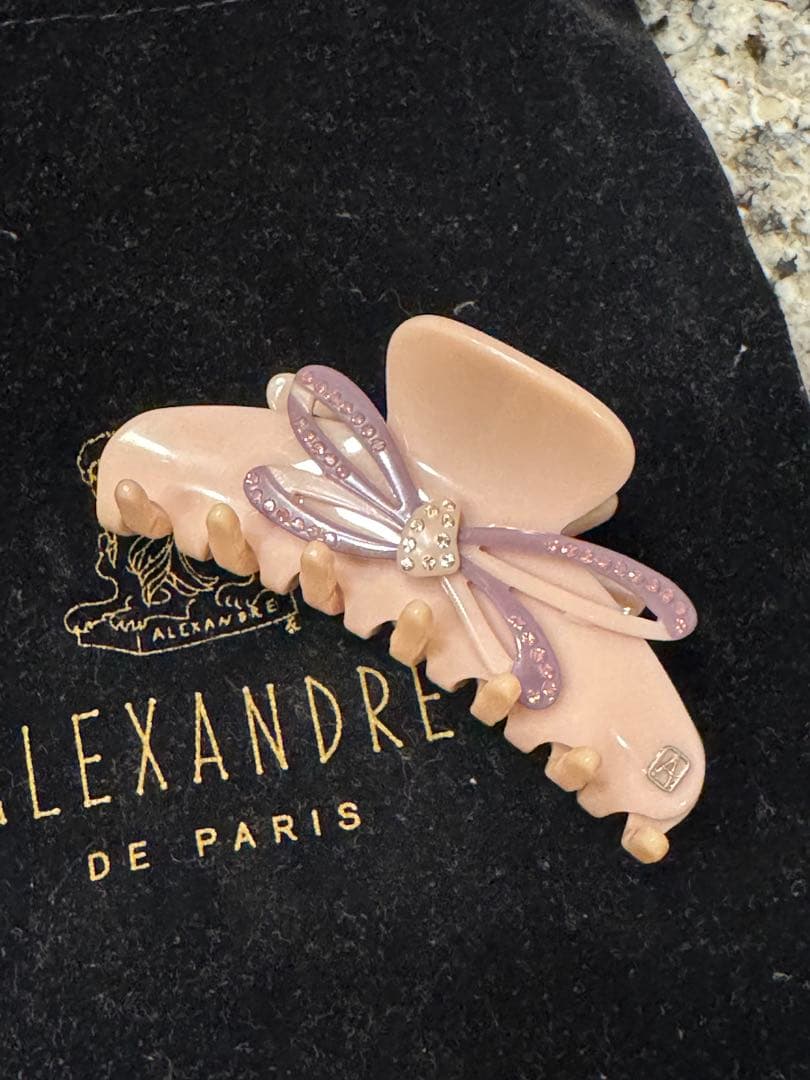 【アレクサンドルドゥパリ】クリップ リボン　Alexandre De Paris