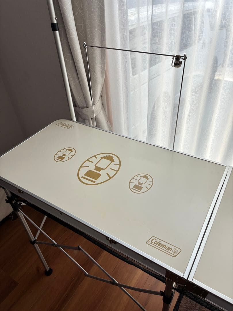 絶版品　Coleman プロスタイル キッチンテーブル コンロ置き・ハンガー付き